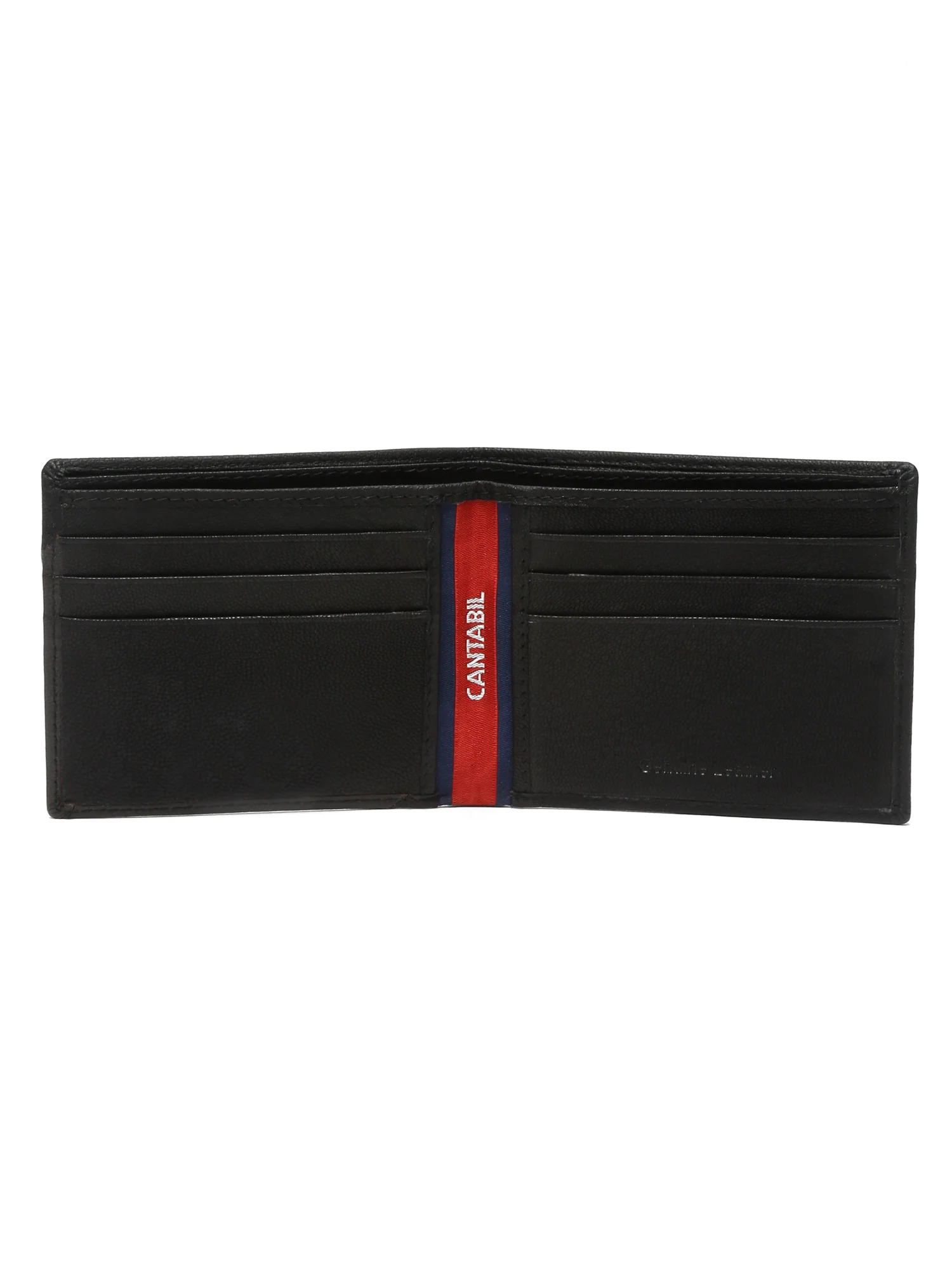Men Black Bifold Wallet - Image 7