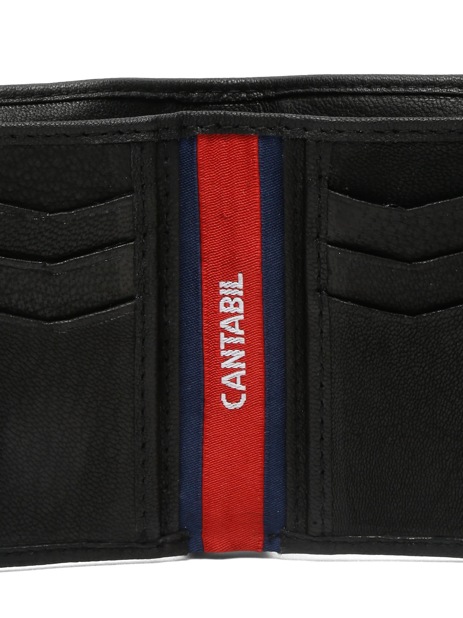 Men Black Bifold Wallet - Image 5