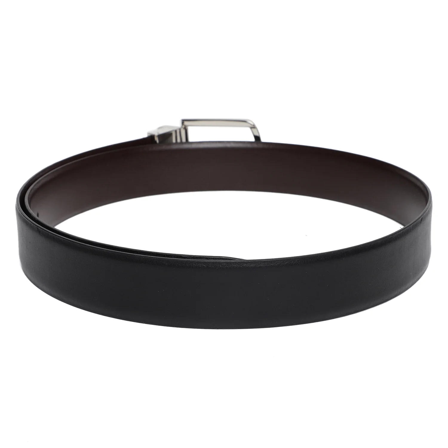 Men's Black & Brown Formal Reversible Belt - Image 2