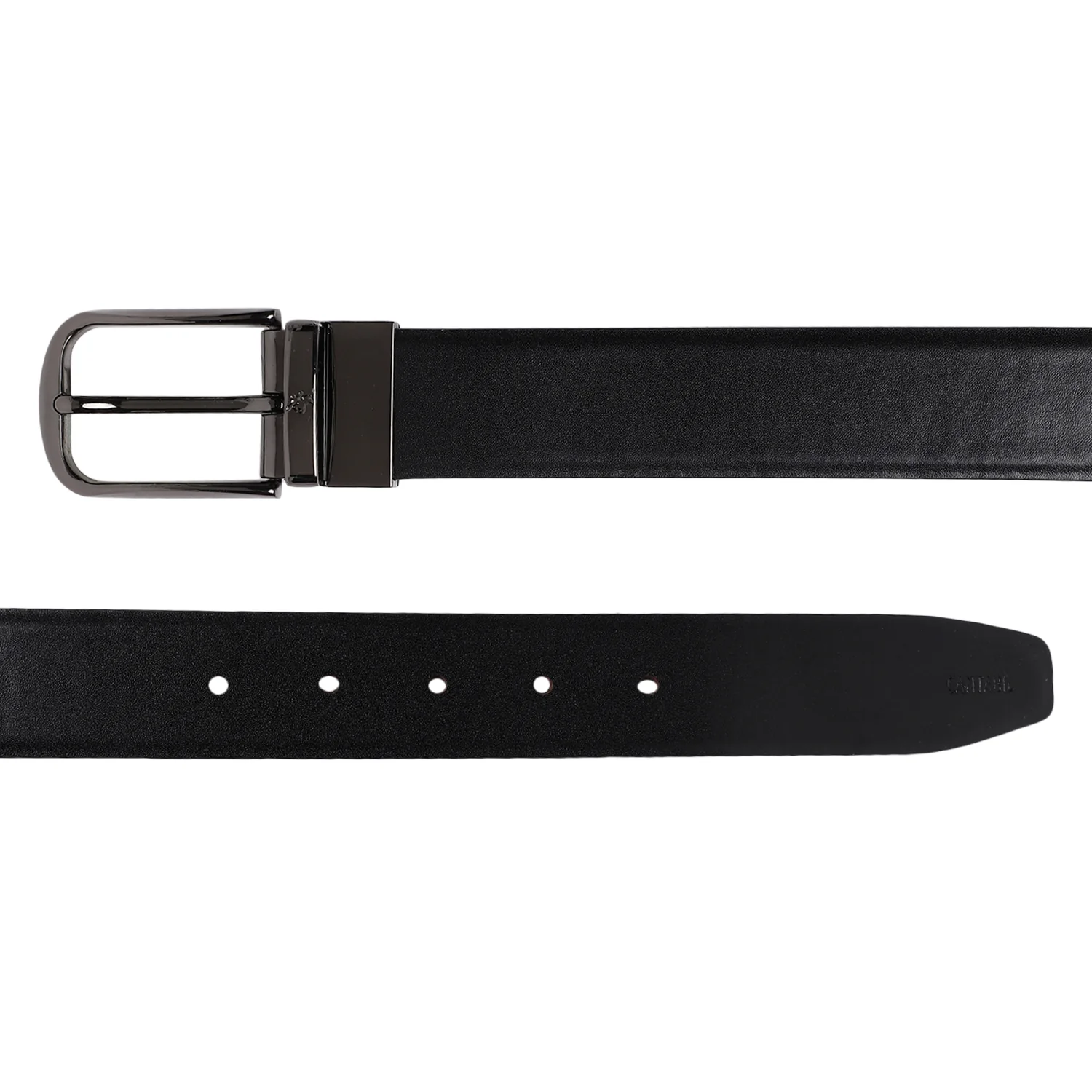 Men's Black & Brown Formal Reversible Belt - Image 3