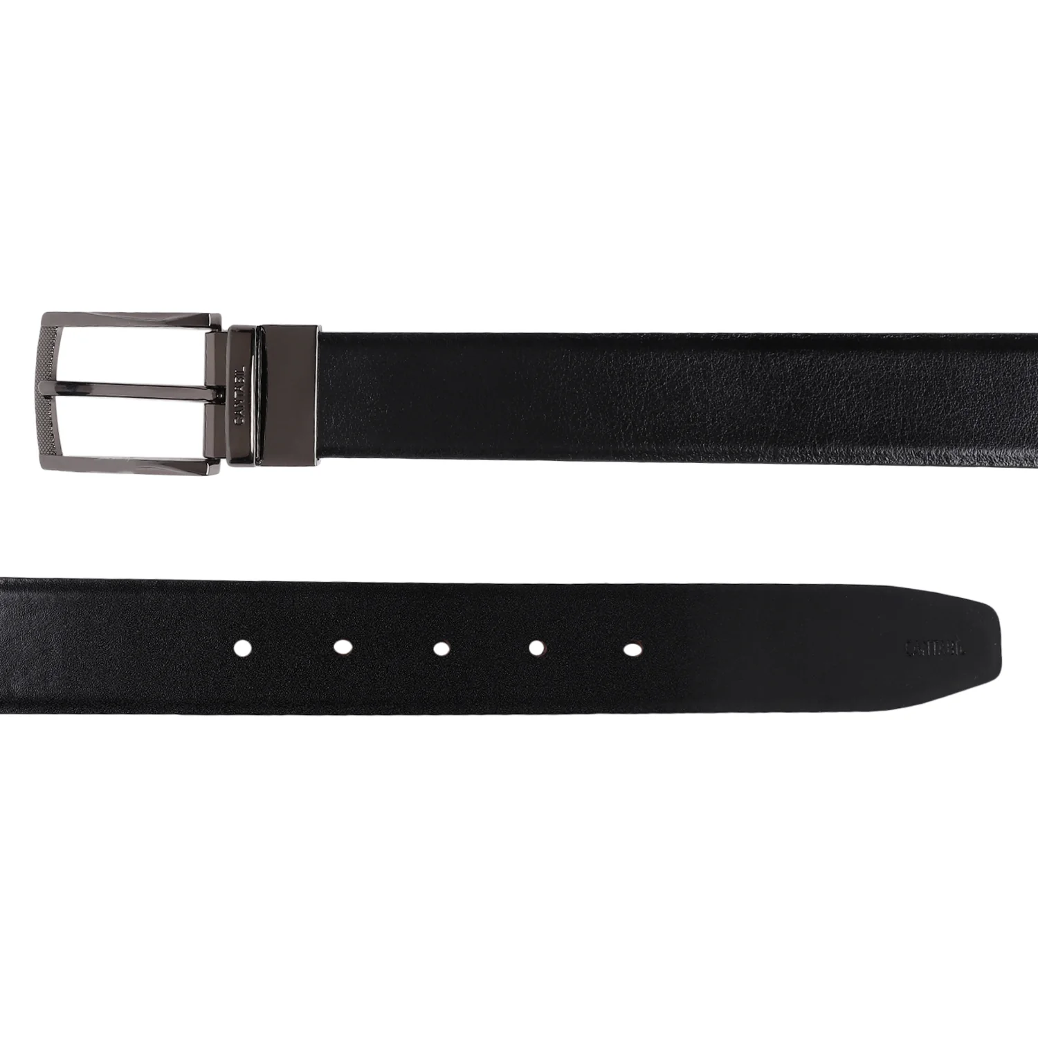 Men's Black & Brown Formal Reversible Belt - Image 3