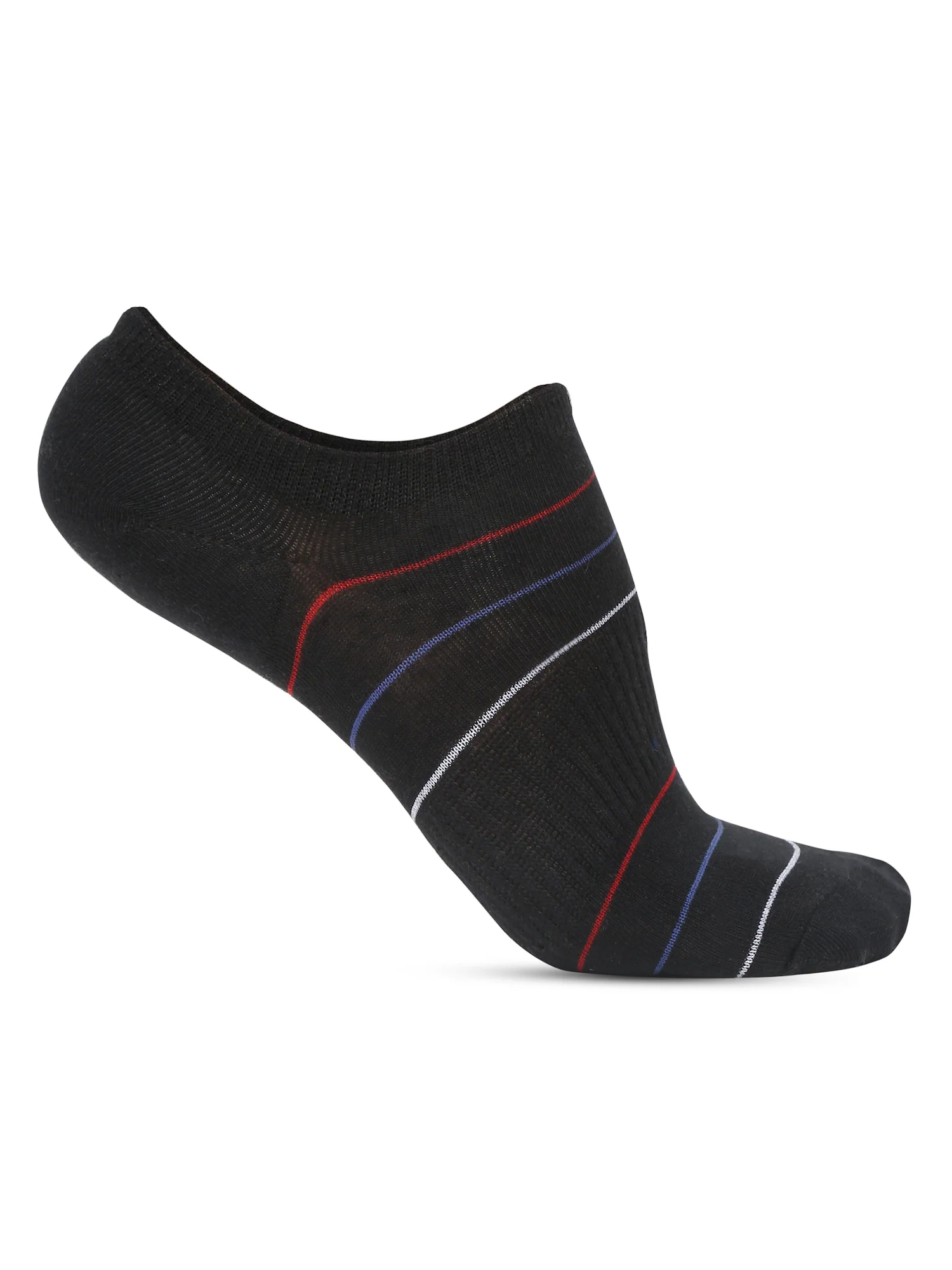 Men's Black Fashion No Show / Loafer Socks -Pack of 5 - Image 4