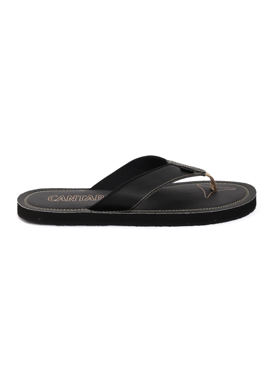 Casual Flip Flop for Men | Lightweight & Comfortable with Cushioned Insole PU Upper Rubber Sole Slip on Closure. - Image 3