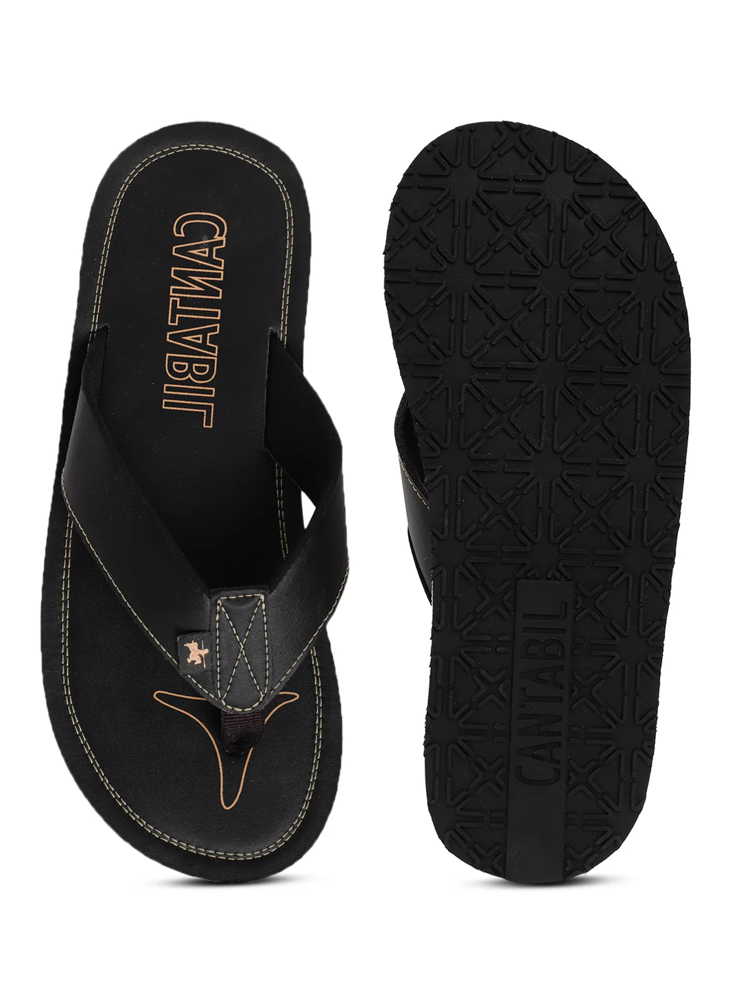 Casual Flip Flop for Men | Lightweight & Comfortable with Cushioned Insole PU Upper Rubber Sole Slip on Closure. - Image 5