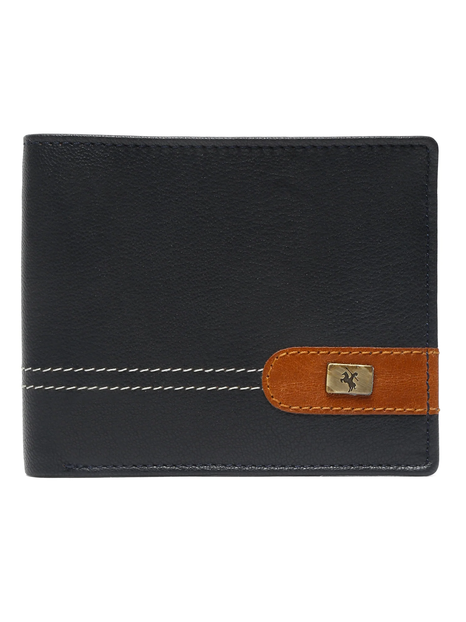 Men Blue Bifold Wallet - Image 2