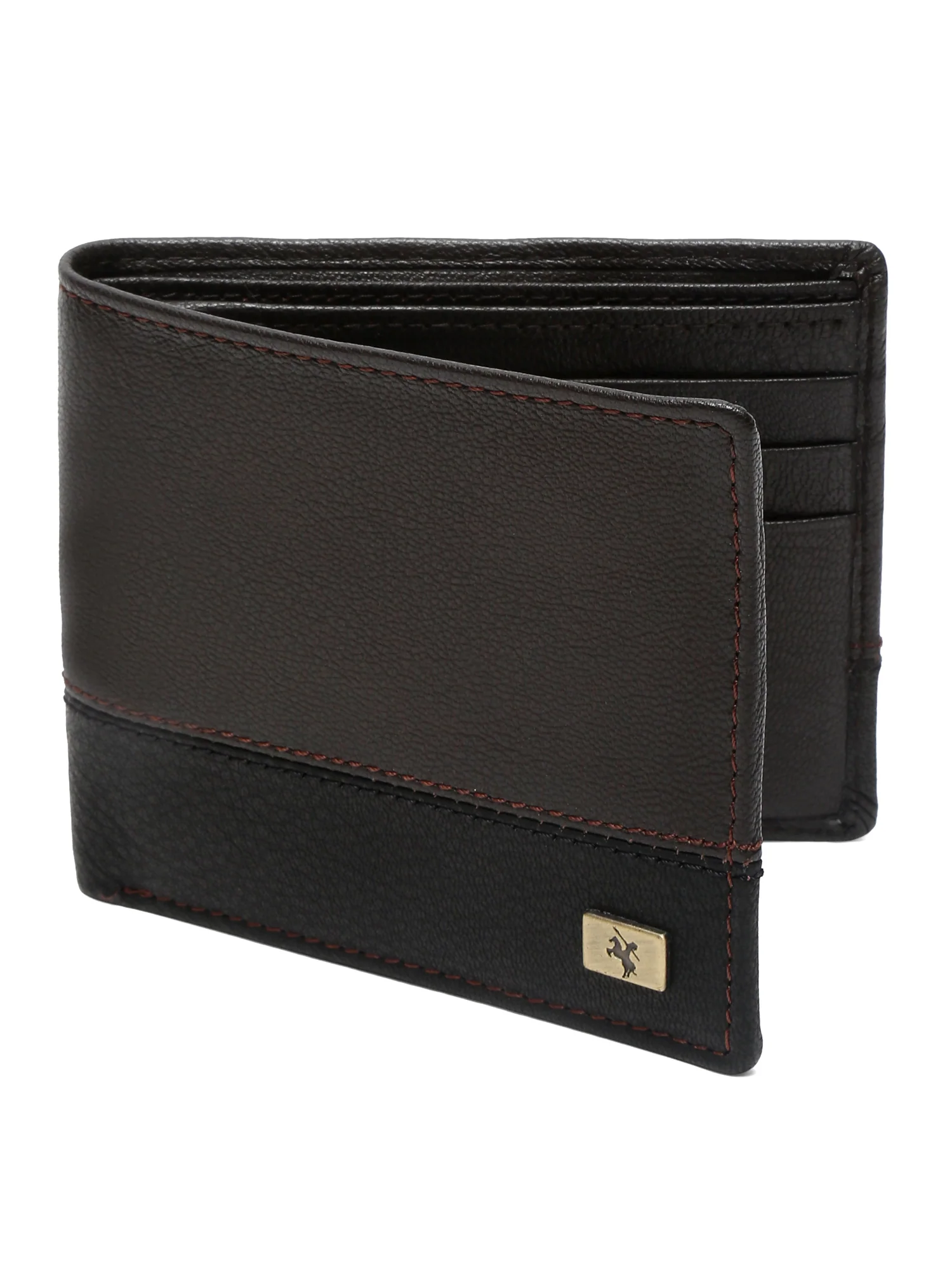 Men Brown Bifold Wallet - Image 5