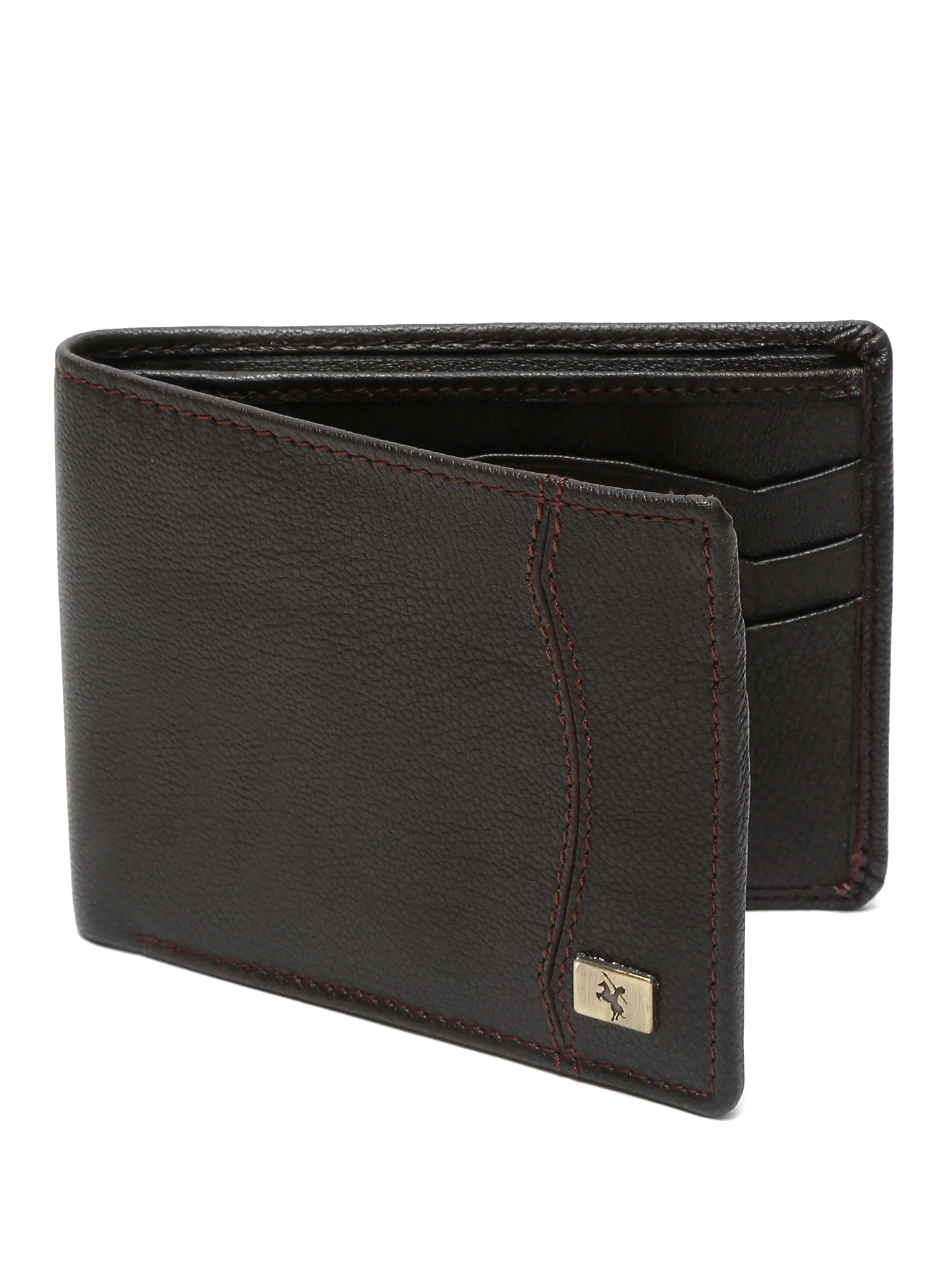 Men Brown Bifold Wallet - Image 5