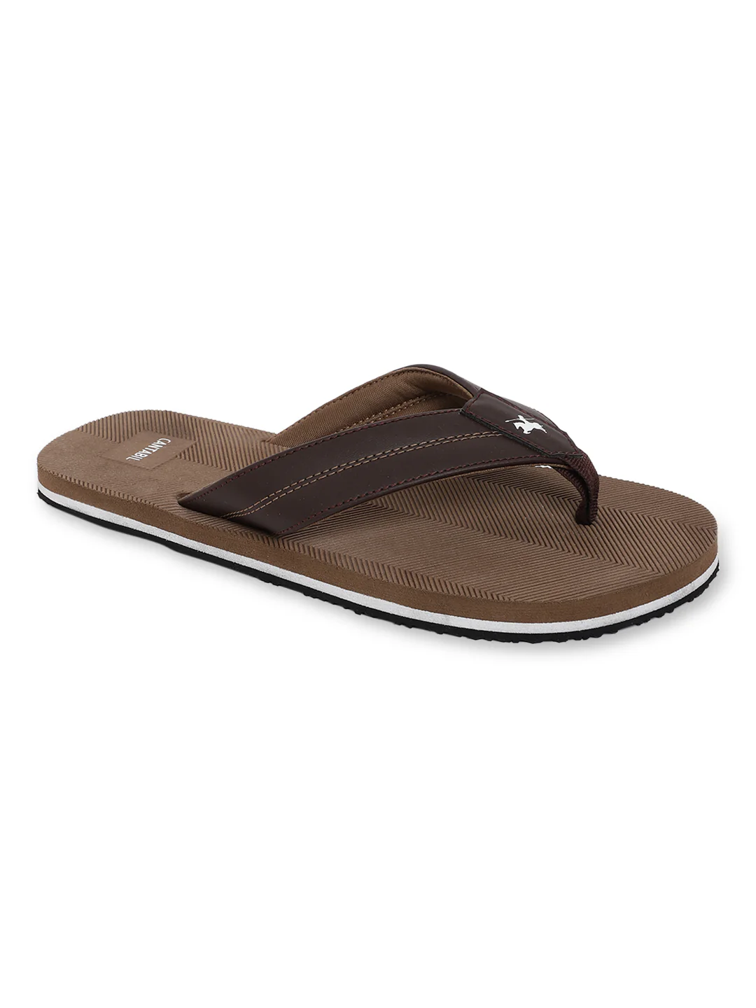Casual Flip Flop for Men | Lightweight & Comfortable with Cushioned Insole PU Upper Rubber Sole Slip on Closure. - Image 3