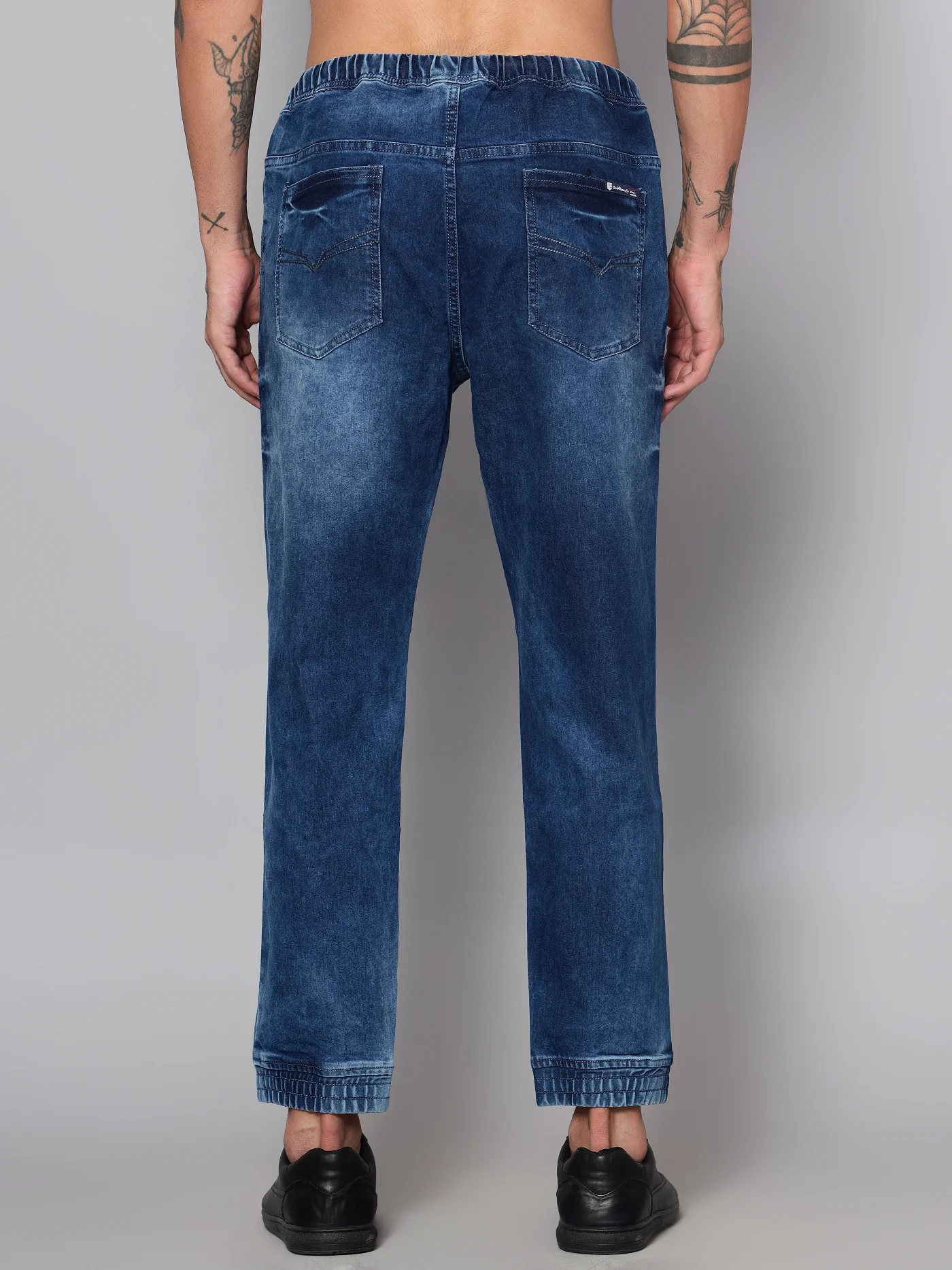 Men Dark Blue Jogger - Image 4