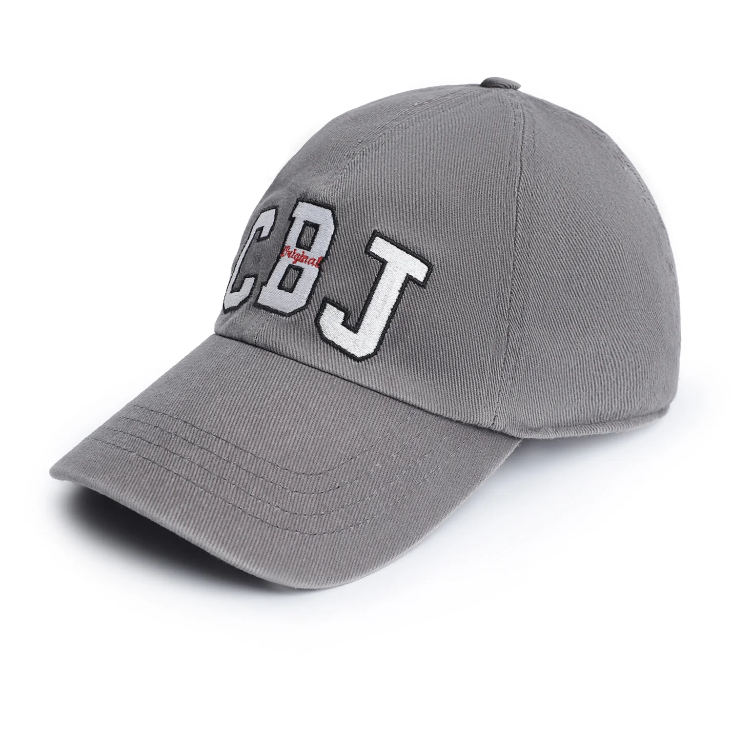 Men Dark Grey Embroidered Cap - Image 3