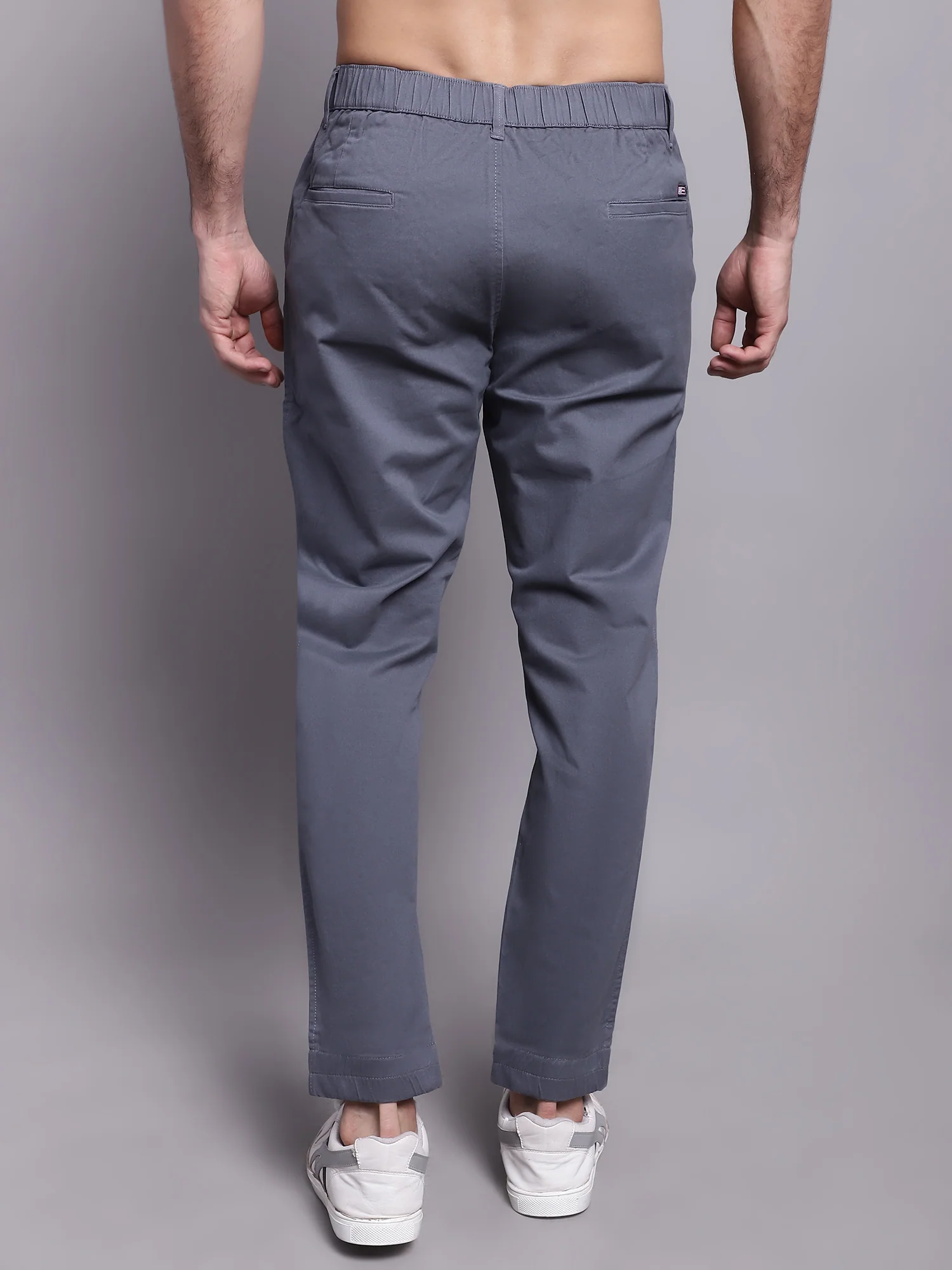 Men Grey Casual Jogger - Image 2