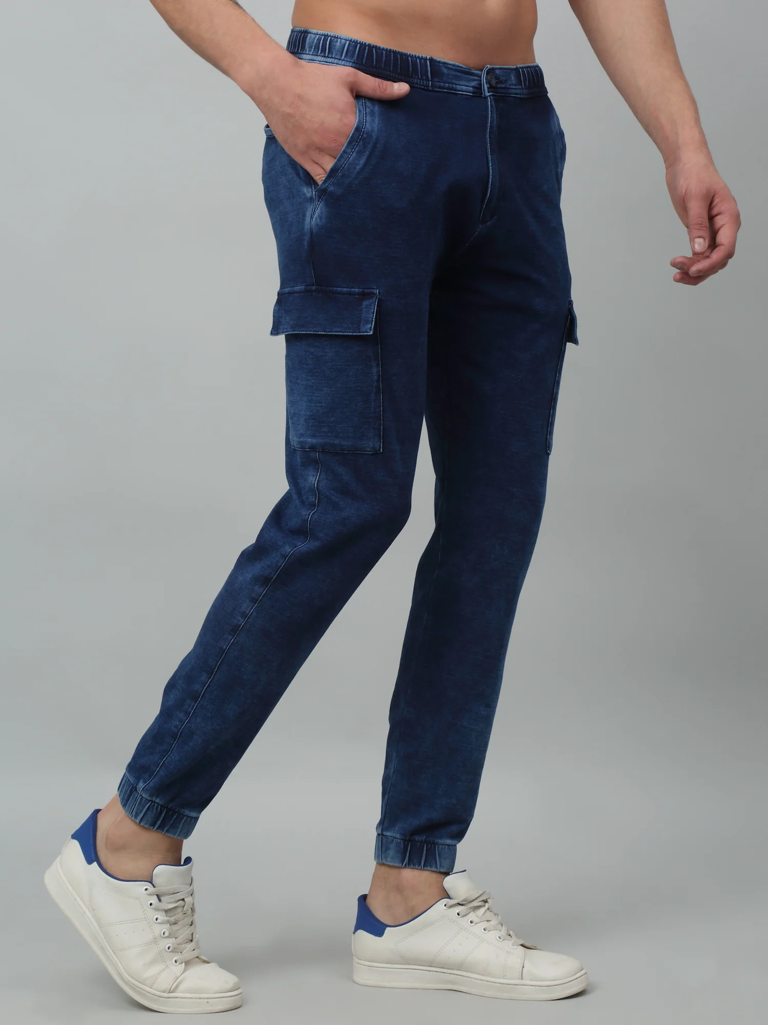 Men Hillium Solid Casual Cargo - Image 2