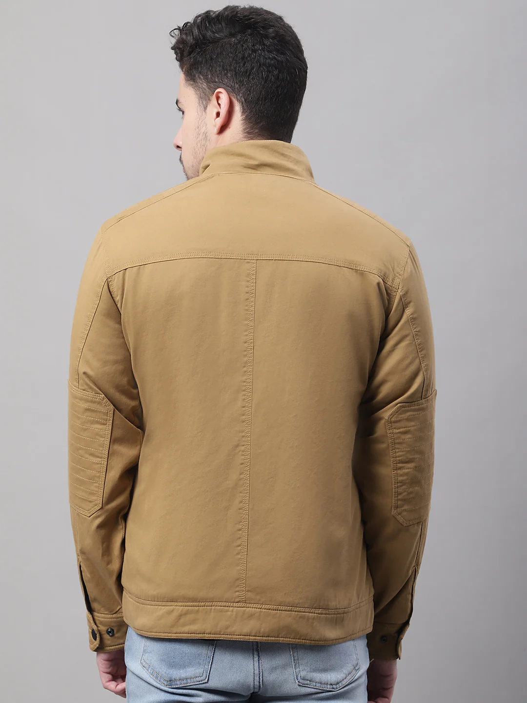 Men Khaki Jacket - Image 2