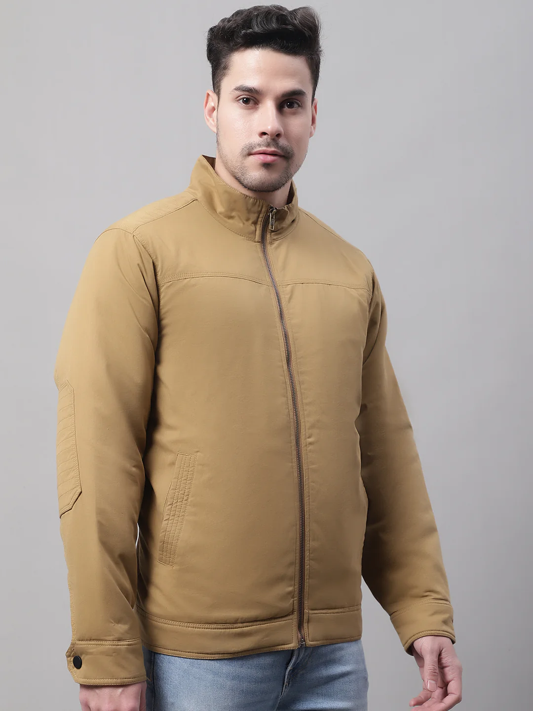 Men Khaki Jacket - Image 4