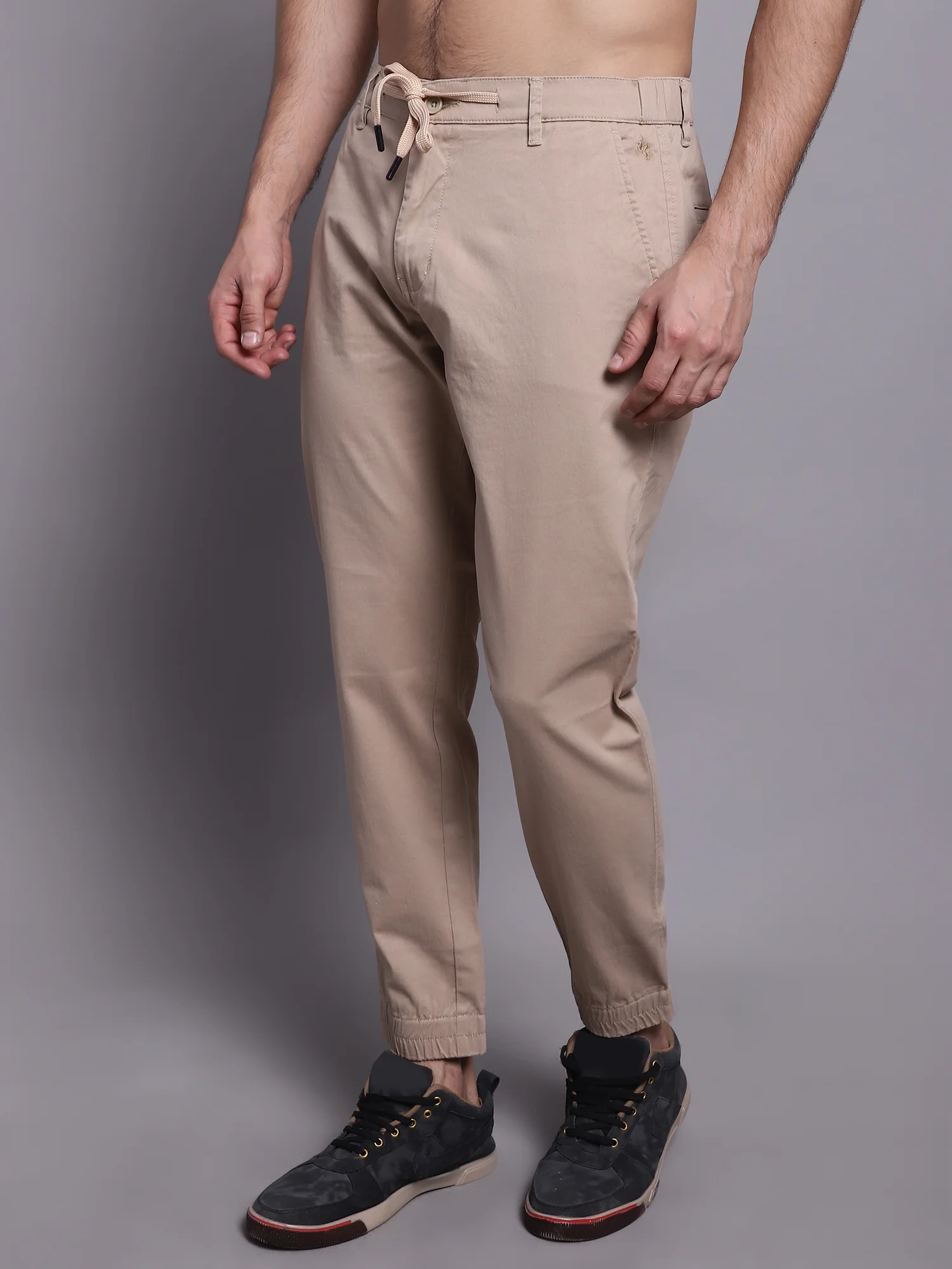 Men Khaki Jogger - Image 3