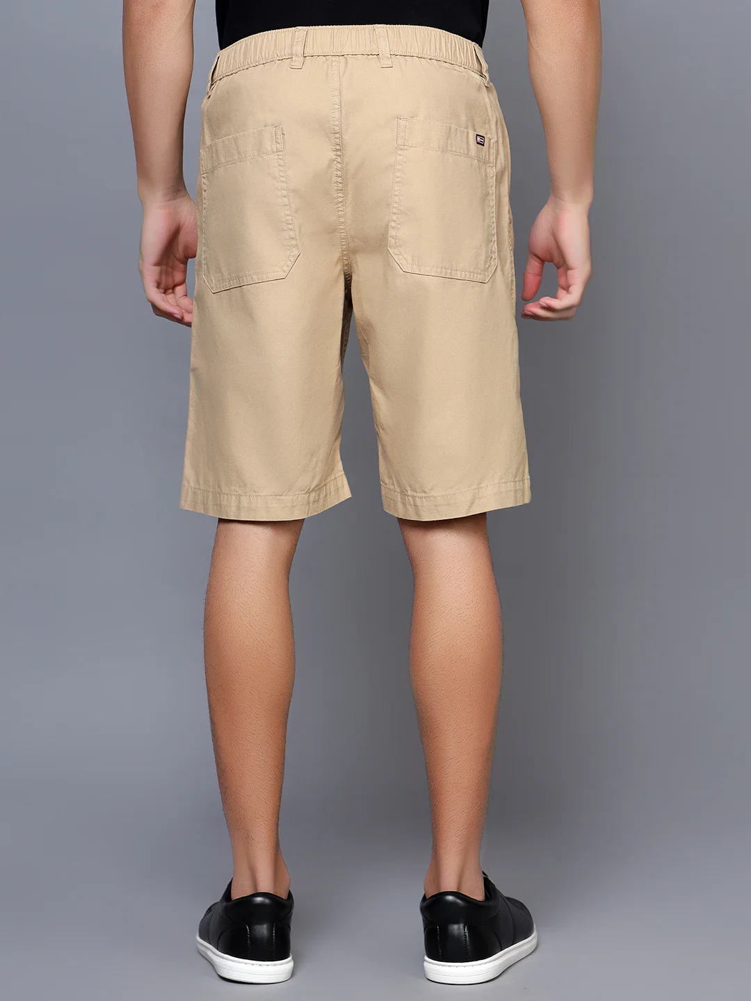 Men Khaki Shorts - Image 2