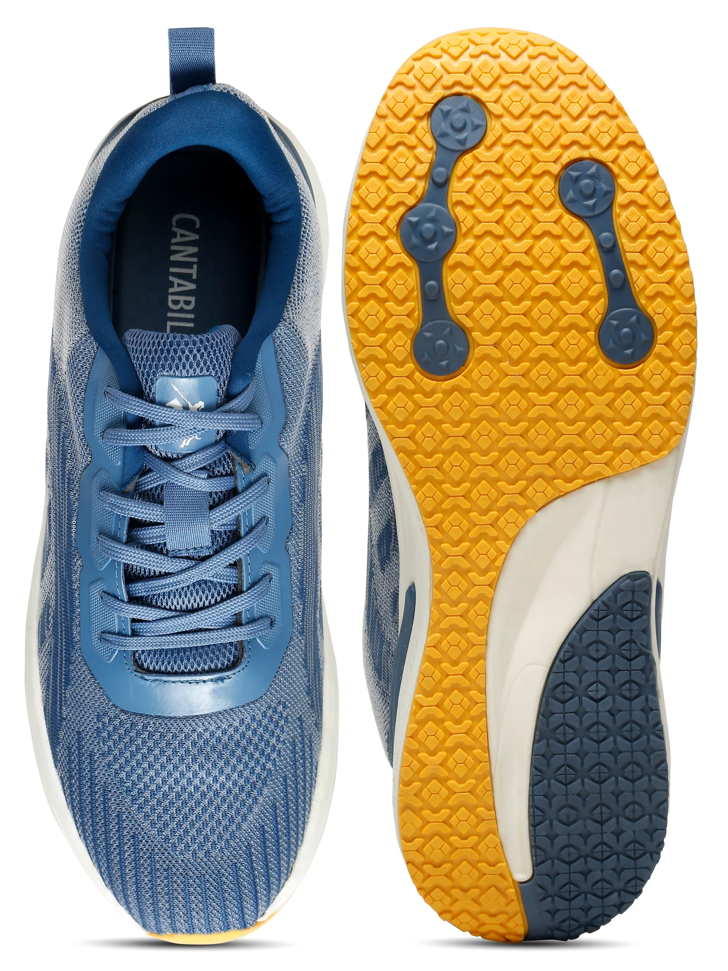Casual Sports Shoes for Men | Lightweight & Comfortable with Cushioned Insole Mesh Upper TPR Sole Lace Up Closure - Image 4