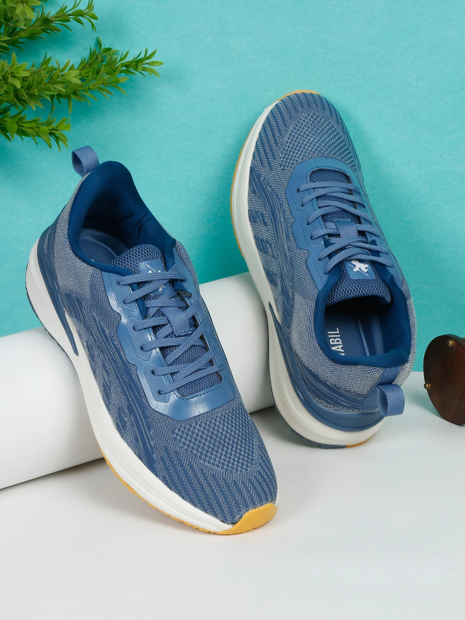 Casual Sports Shoes for Men | Lightweight & Comfortable with Cushioned Insole Mesh Upper TPR Sole Lace Up Closure - Image 5