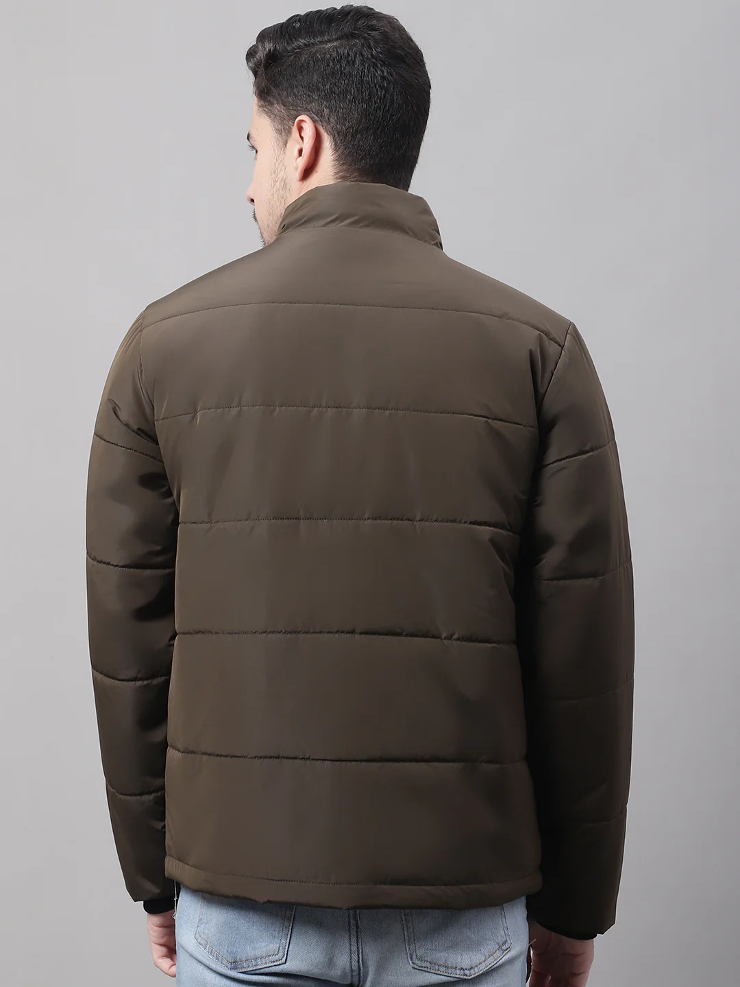 Men Brown Jacket - Image 2