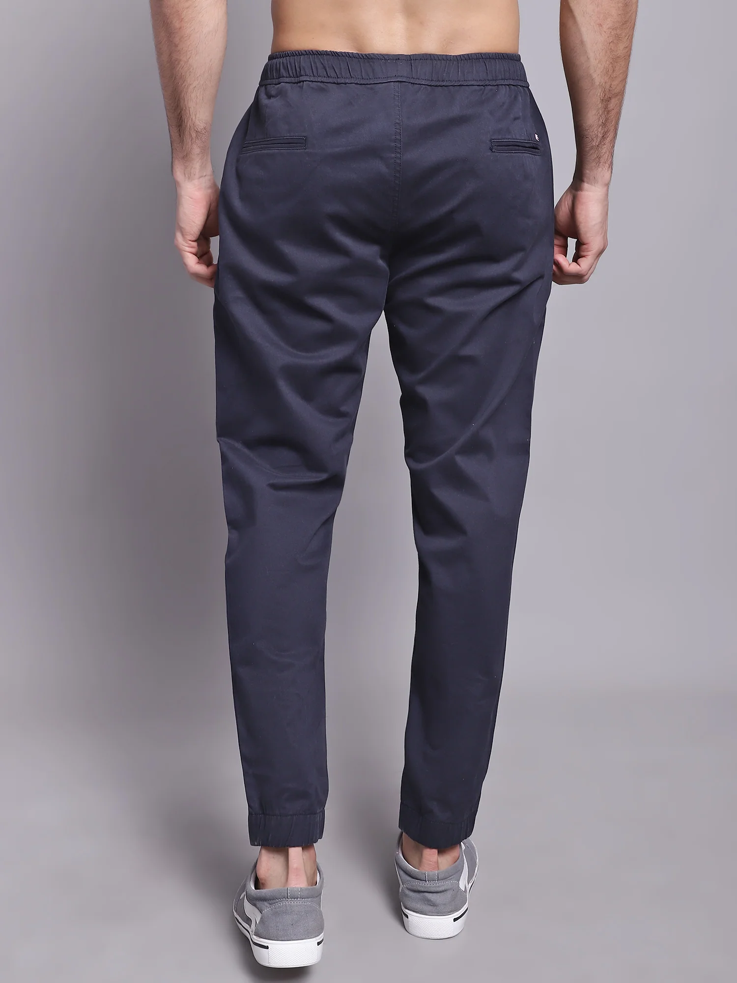 Men Navy Blue Jogger - Image 2