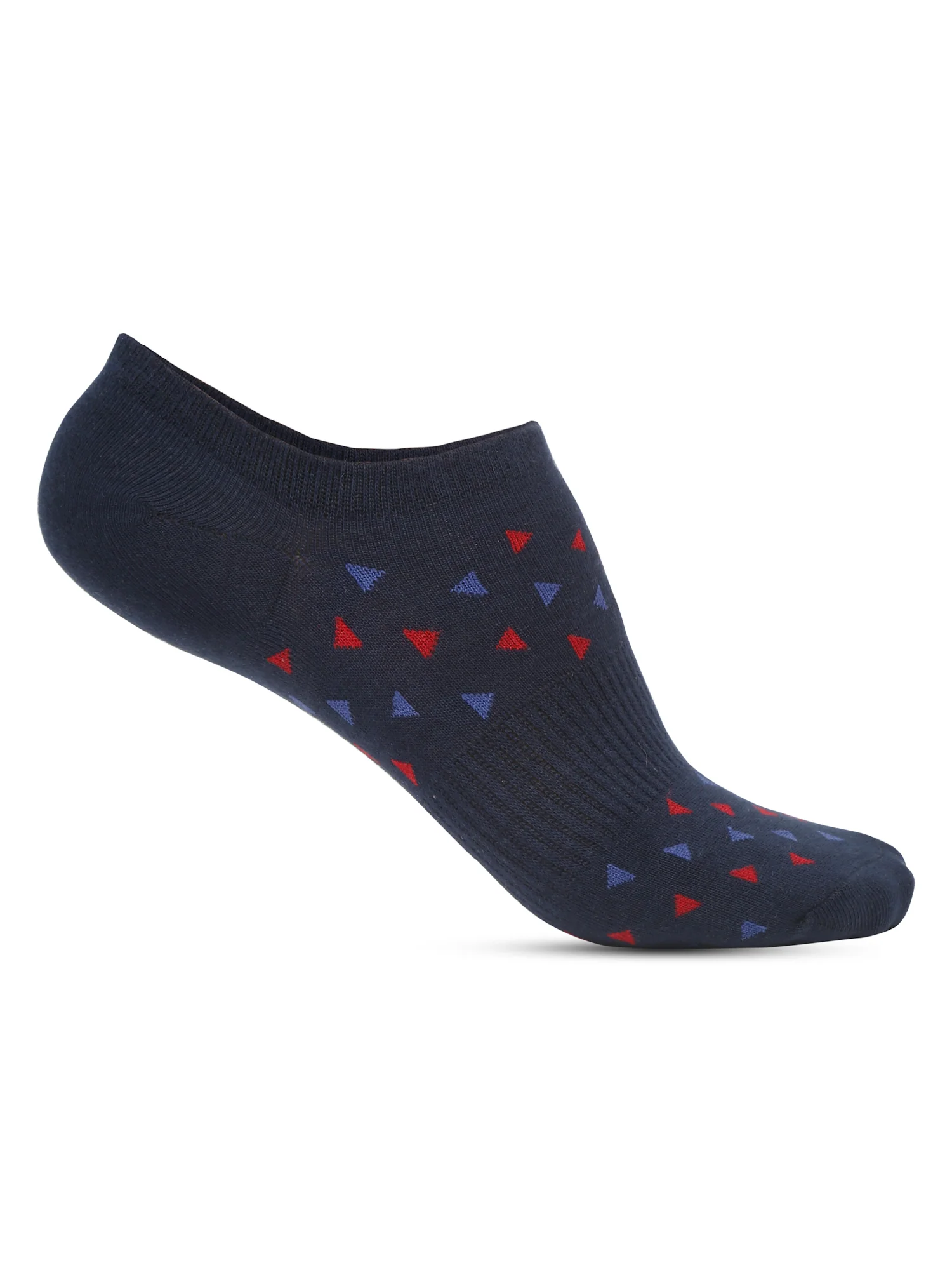 Men's Navy Blue Fashion No Show / Loafer Socks -Pack of 5 - Image 4