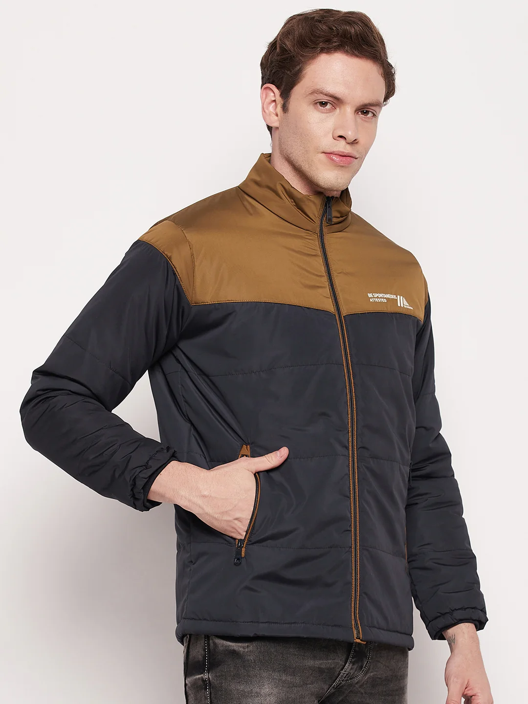 Men Navy Jacket - Image 4