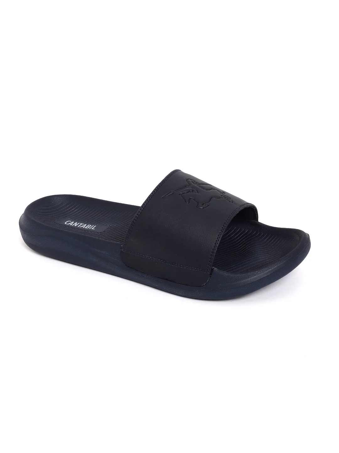 Casual Sliders for Men | Lightweight & Comfortable with Cushioned Insole PU Upper EVA Sole Slip on Closure. - Image 3