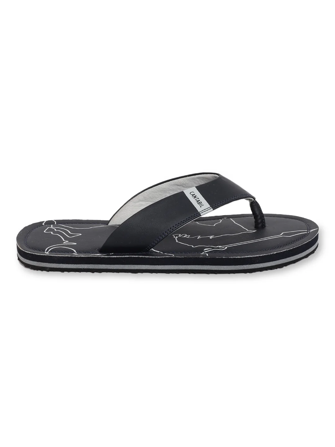 Casual Flip Flop for Men | Lightweight & Comfortable with Cushioned Insole EVA Upper Rubber Sole Slip on Closure. - Image 3