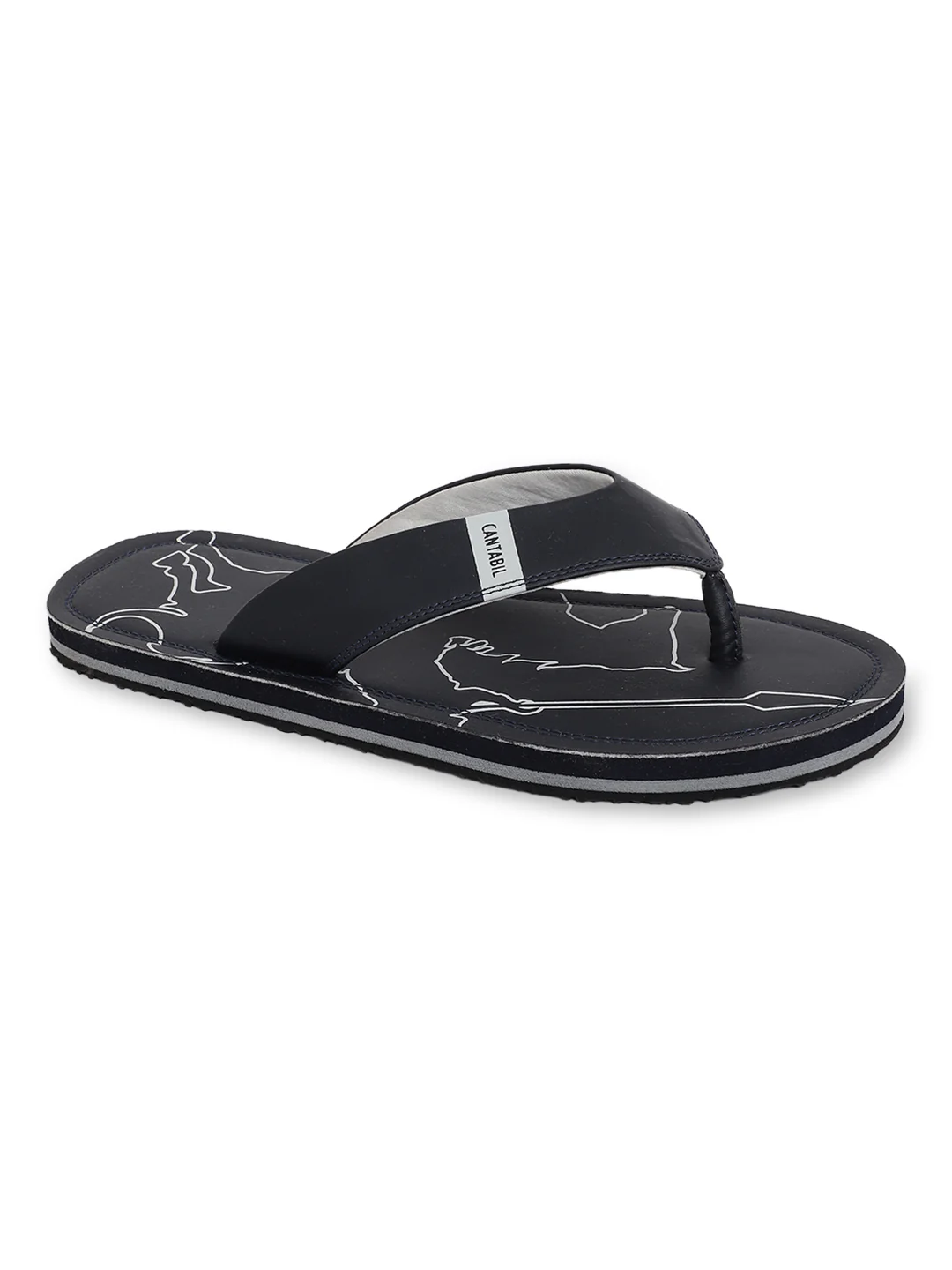 Casual Flip Flop for Men | Lightweight & Comfortable with Cushioned Insole EVA Upper Rubber Sole Slip on Closure. - Image 4