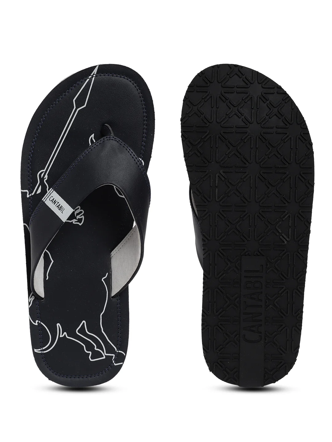 Casual Flip Flop for Men | Lightweight & Comfortable with Cushioned Insole EVA Upper Rubber Sole Slip on Closure. - Image 5