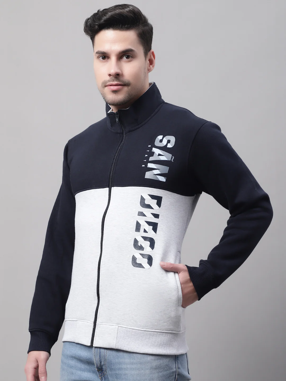 Men Navy Sweatshirt - Image 3