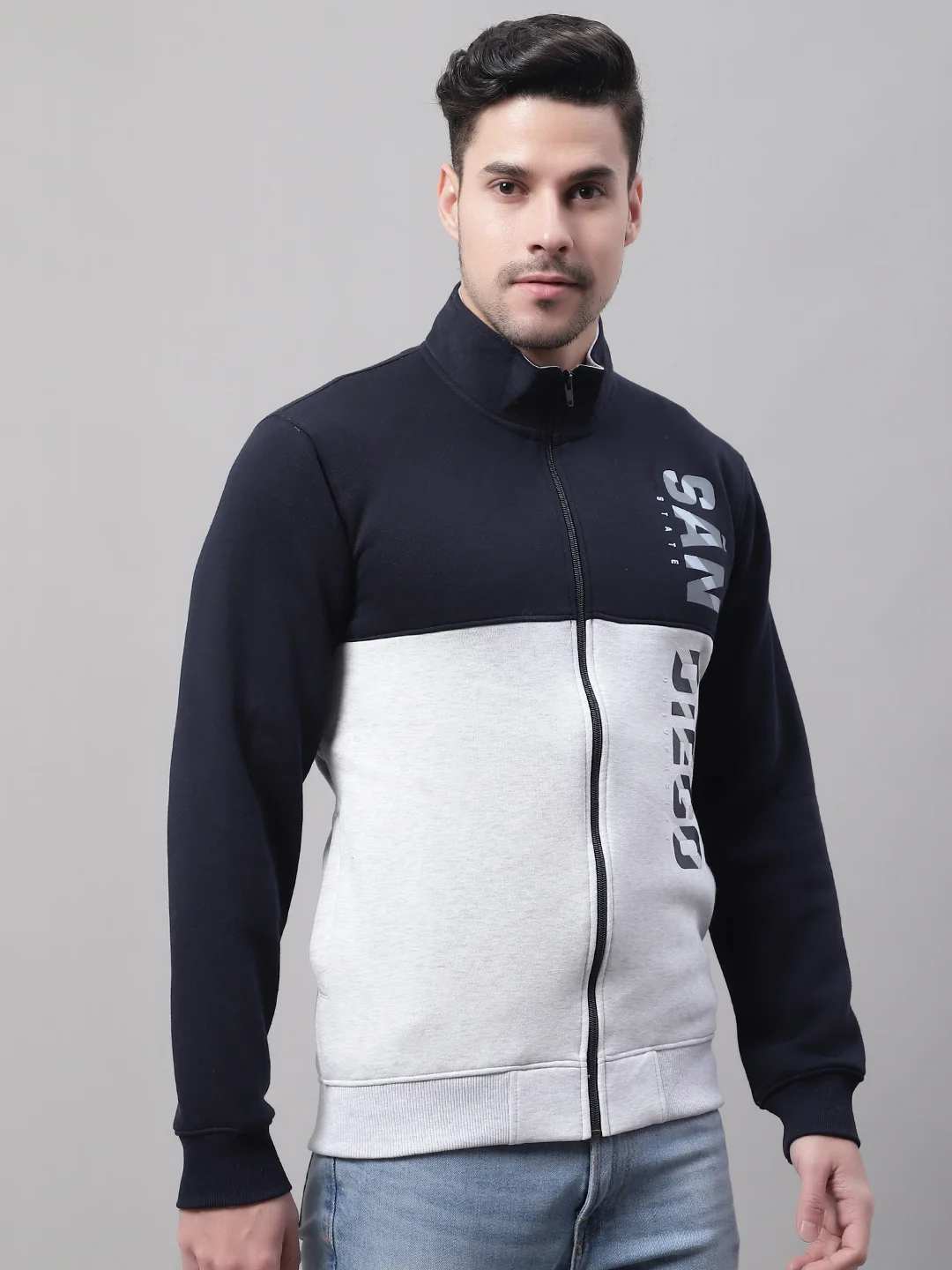 Men Navy Sweatshirt - Image 4