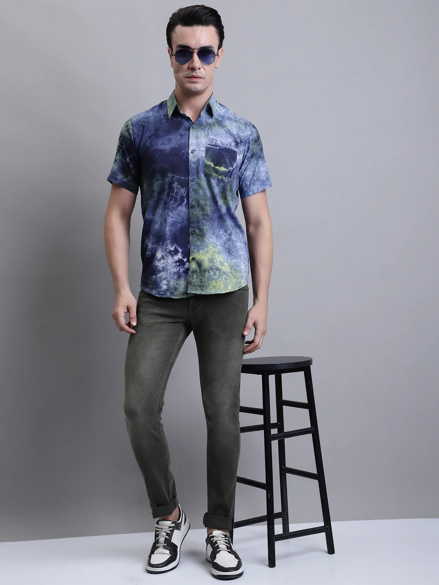 Denim Jeans for Men l Breathable & Soft with Color Fastness Ultra Narrow Fit Cotton Fabric Solid Pattern Button Closure - Image 5