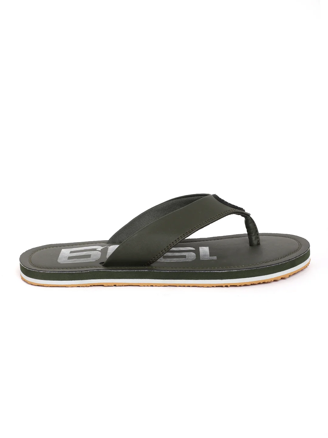 Casual Flip Flop for Men | Lightweight & Comfortable with Cushioned Insole PU Upper Rubber Sole Slip on Closure. - Image 2