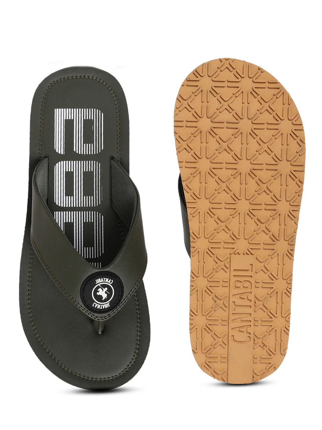 Casual Flip Flop for Men | Lightweight & Comfortable with Cushioned Insole PU Upper Rubber Sole Slip on Closure. - Image 4