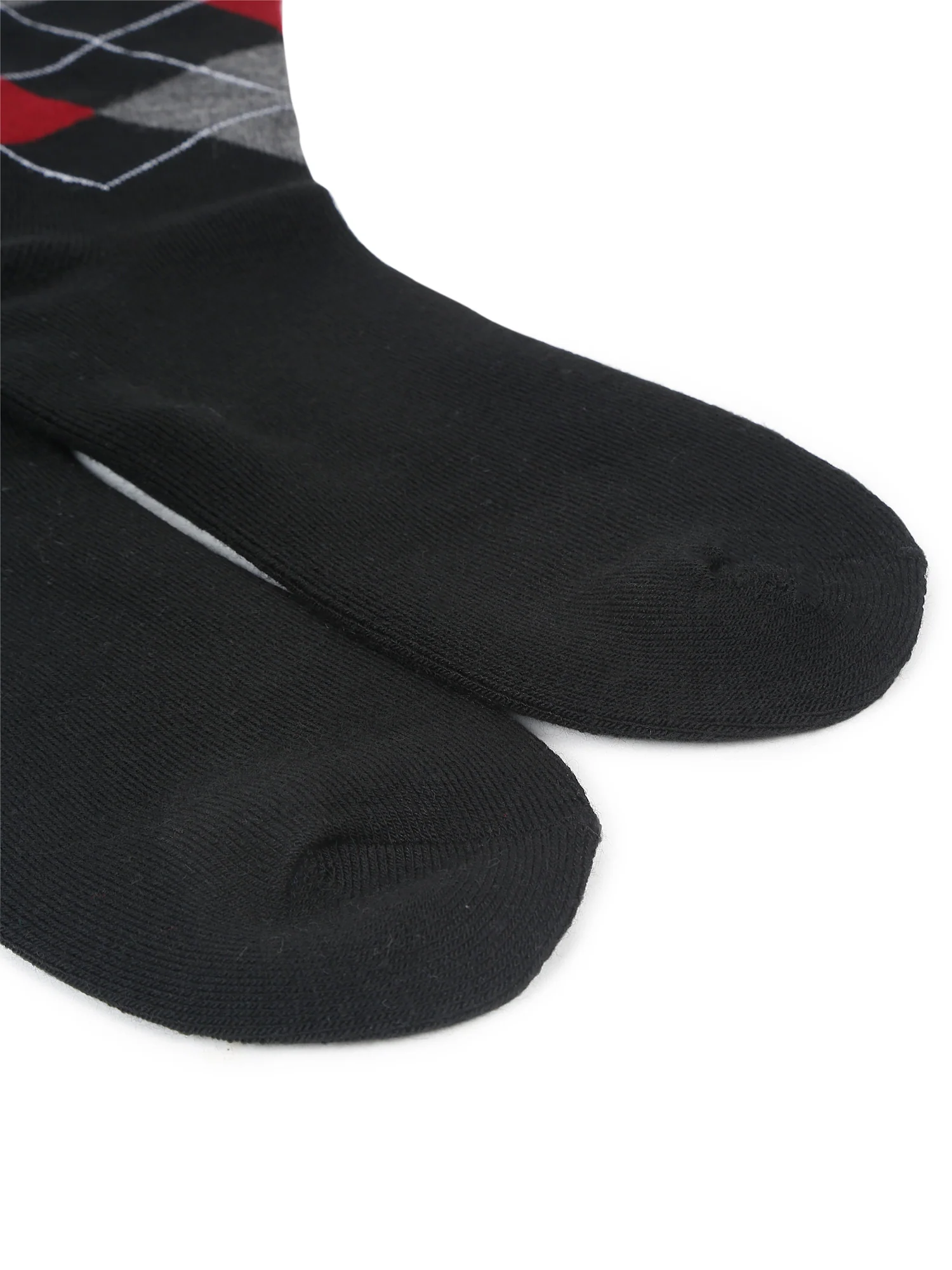 Men's Black Basic Crew length Socks -Pack of 3 - Image 6