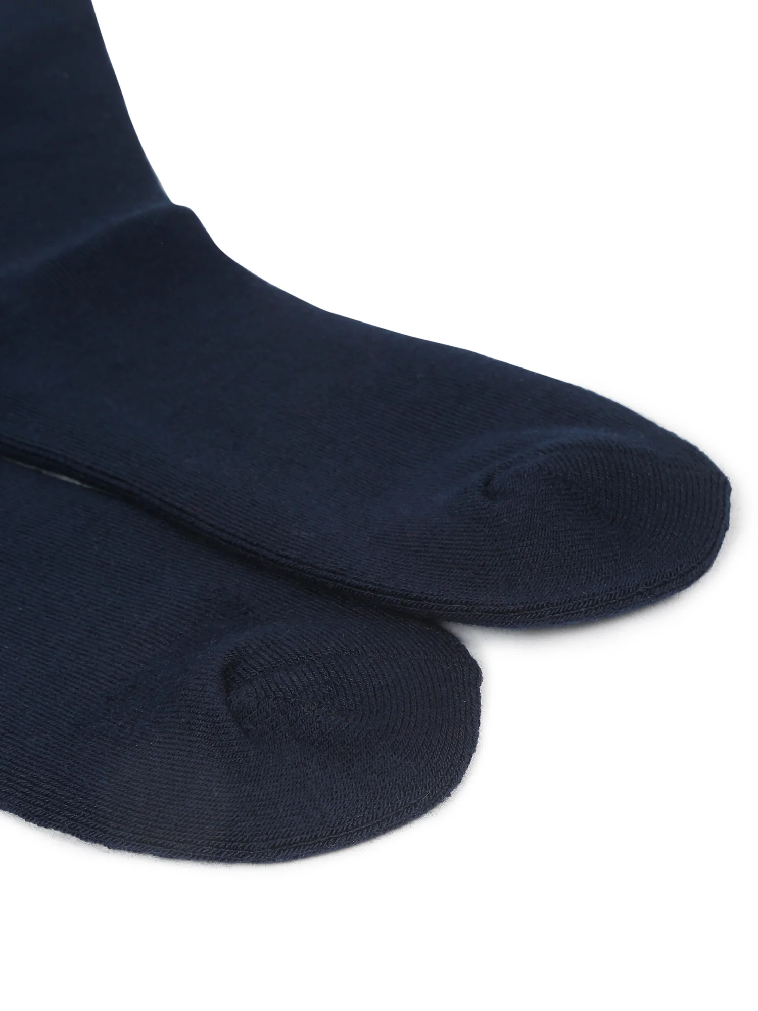 Men's Navy Blue Basic Crew length Socks -Pack of 3 - Image 6