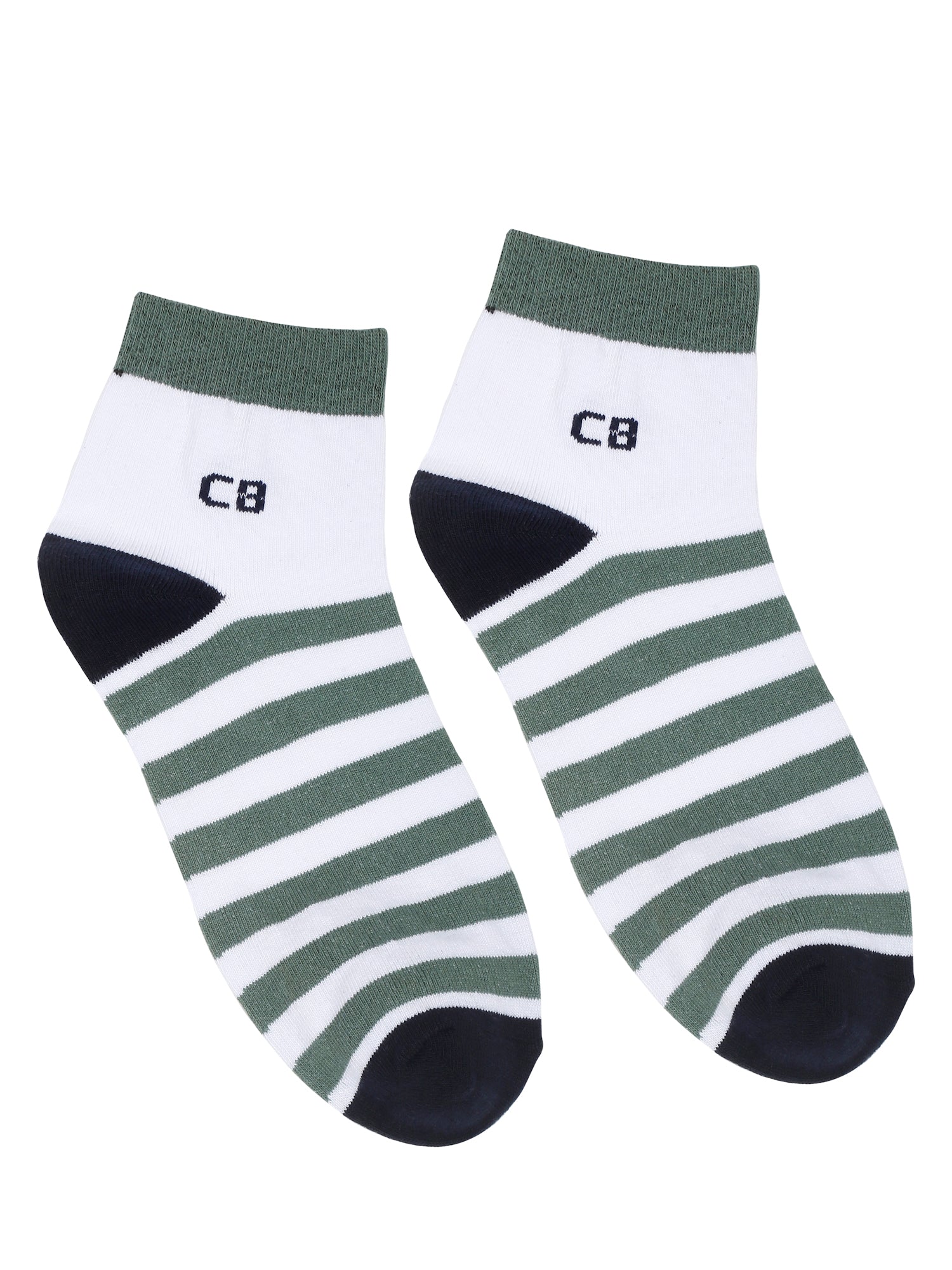 Men's Sage Green Fashion Ankle length Socks -Pack of 5 - Image 3