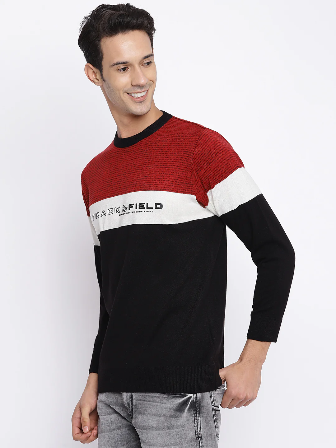Men Red Sweater - Image 2