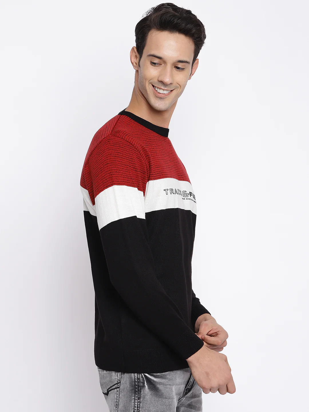 Men Red Sweater - Image 3