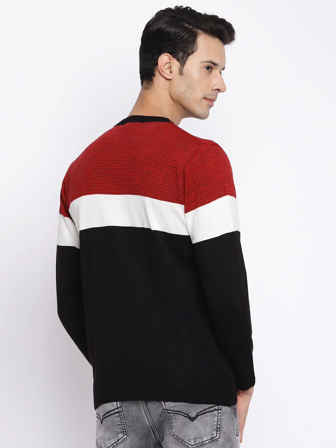 Men Red Sweater - Image 4
