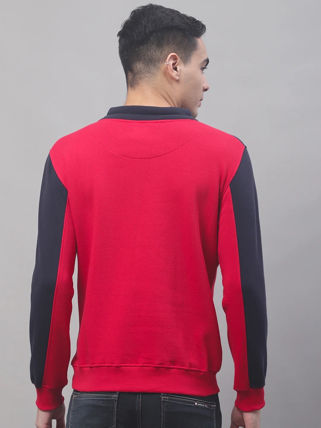 Men Red Sweatshirts - Image 2