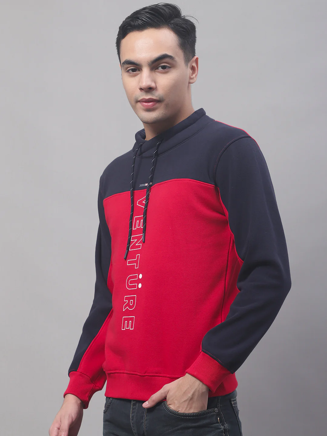 Men Red Sweatshirts - Image 3