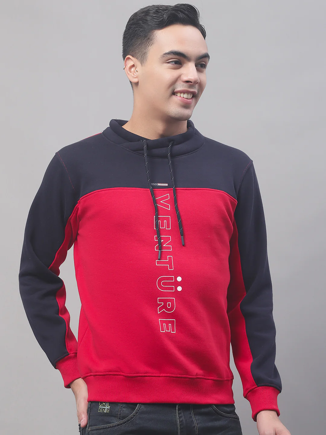 Men Red Sweatshirts - Image 4