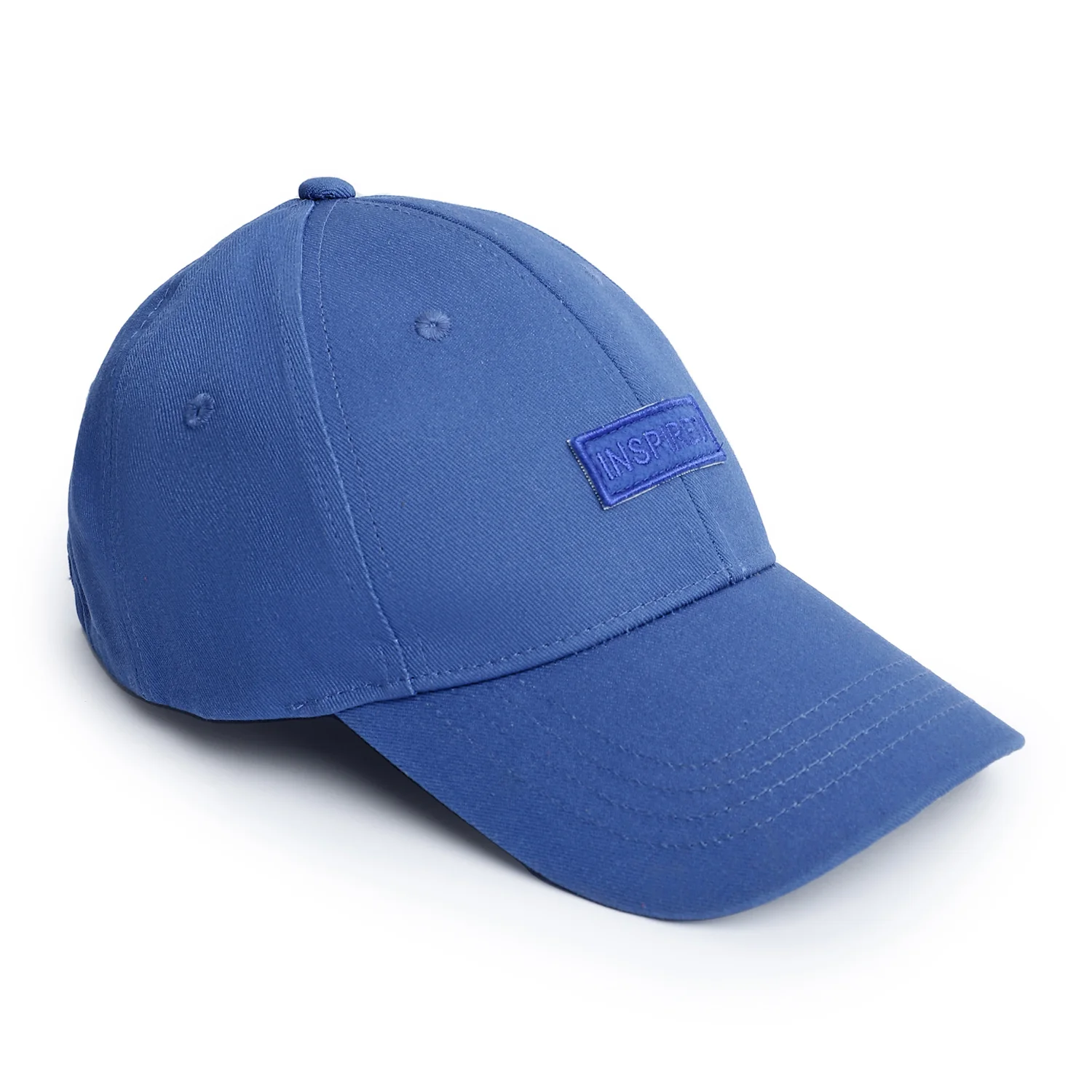 Men Royal Blue Embroidered Cap - Image 3