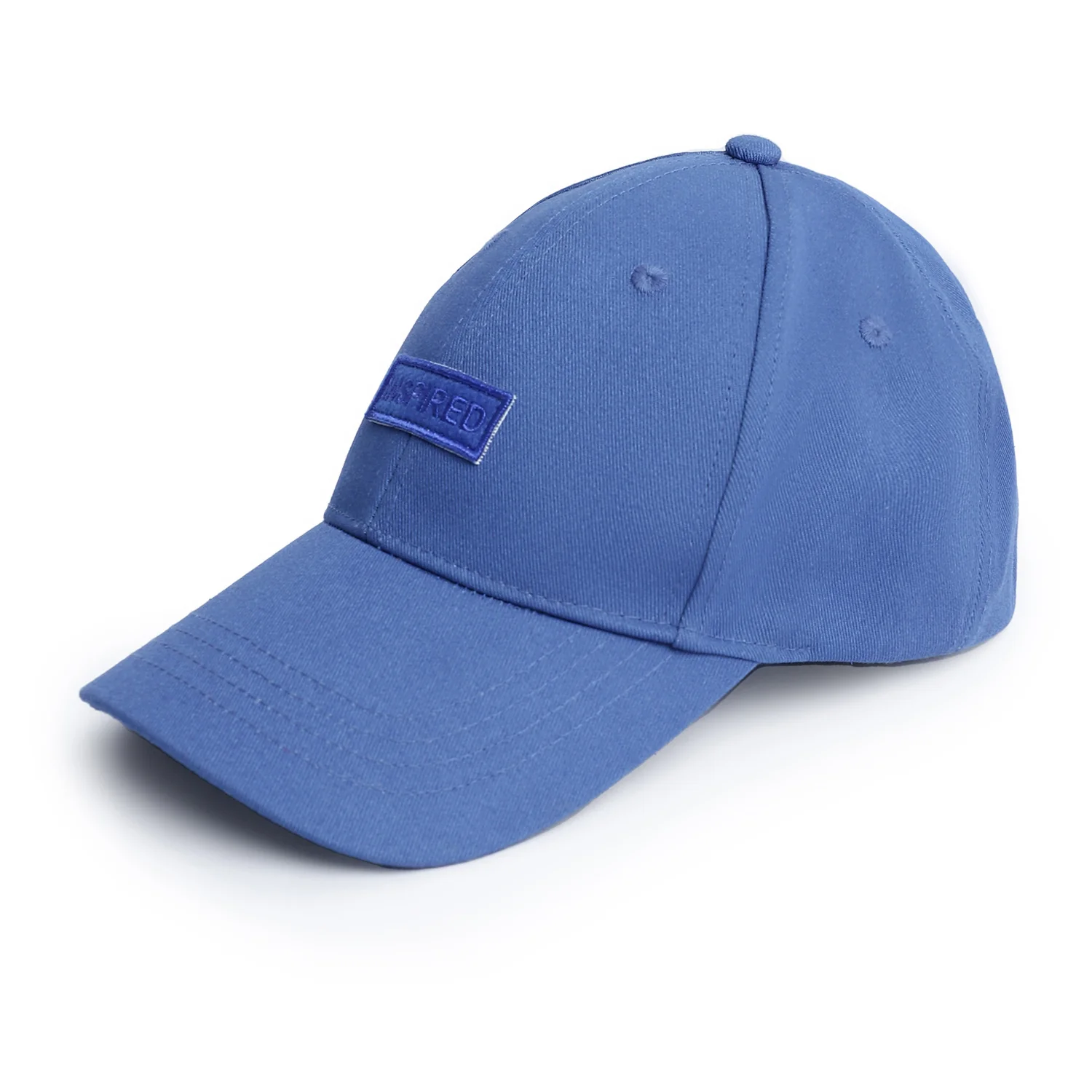 Men Royal Blue Embroidered Cap - Image 4