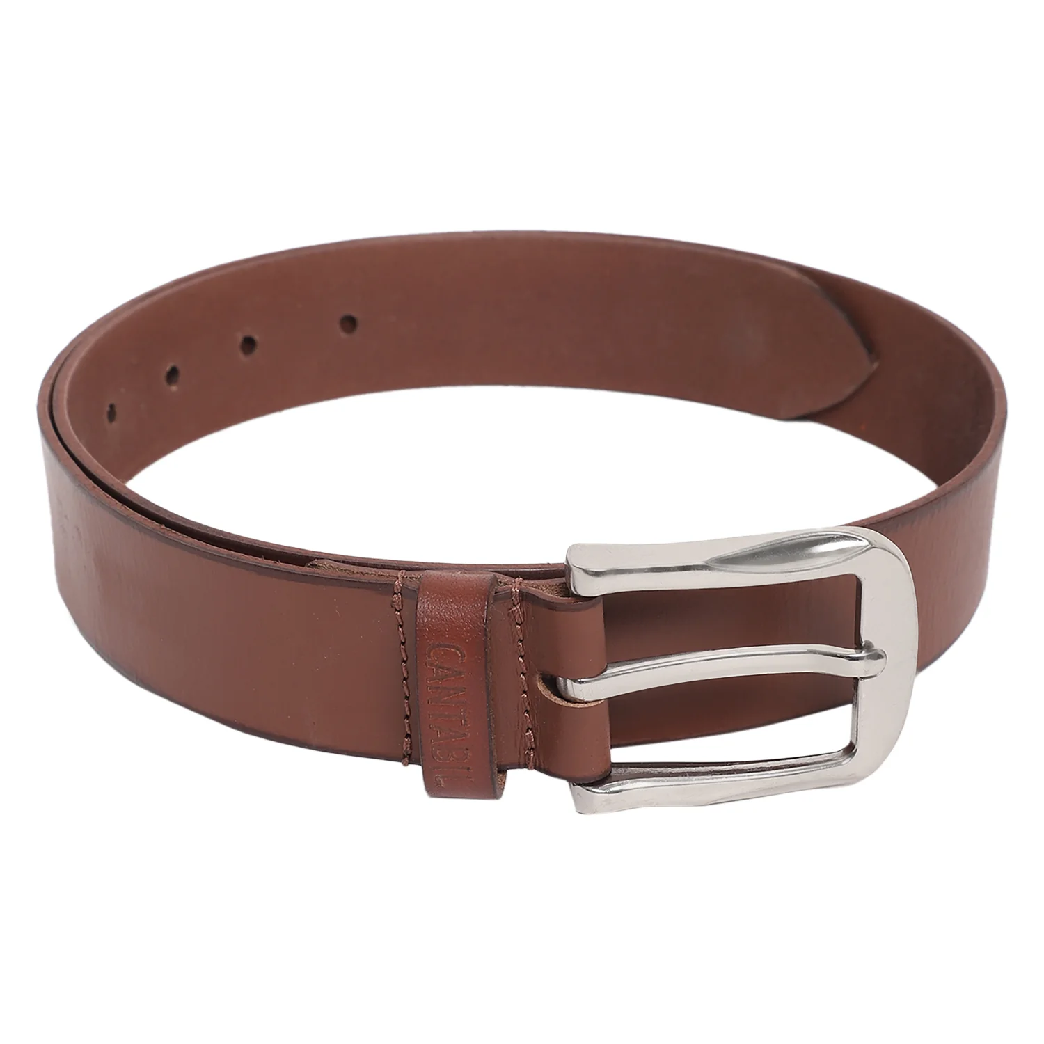 Men's Tan Casual Single Side Belt - Image 2