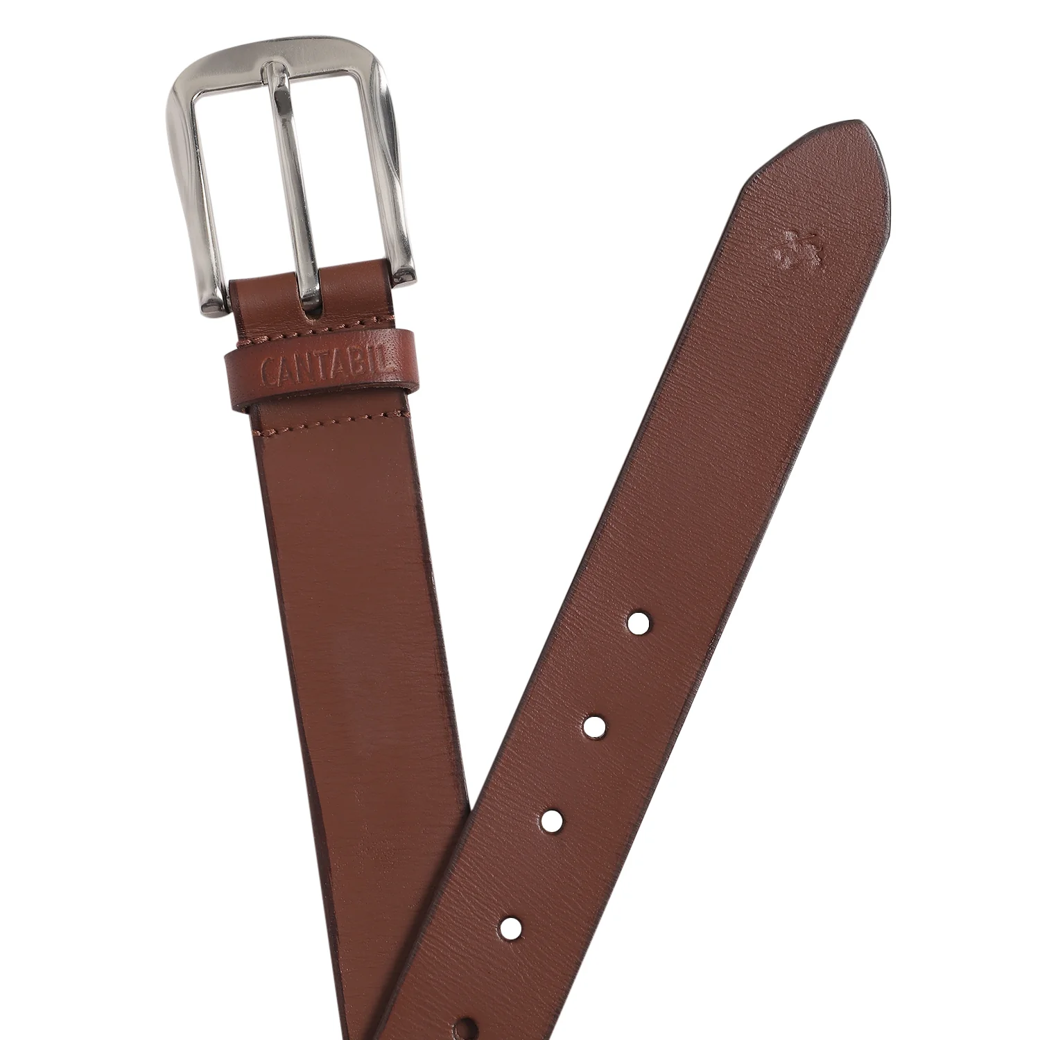 Men's Tan Casual Single Side Belt - Image 5