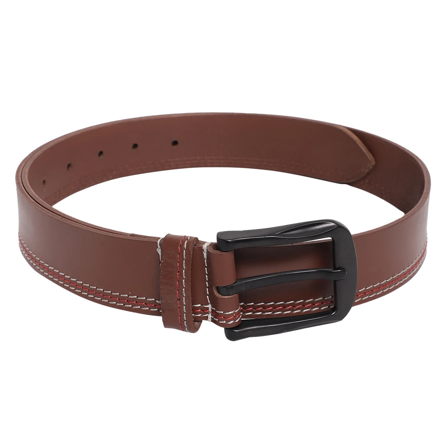 Men's Tan Casual Single Side Belt - Image 2