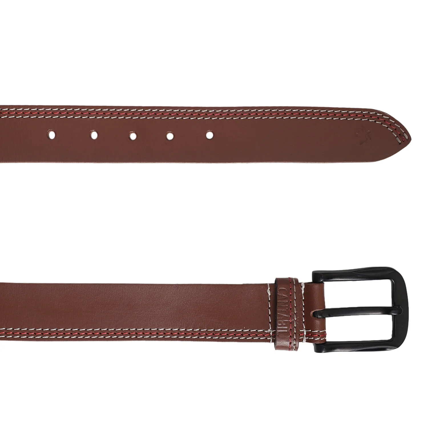 Men's Tan Casual Single Side Belt - Image 4